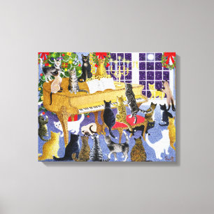 Christmas Chorus Canvas Print