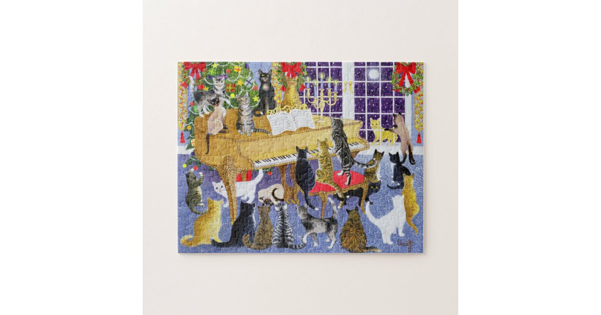 Christmas Chorus Jigsaw Puzzle Zazzle