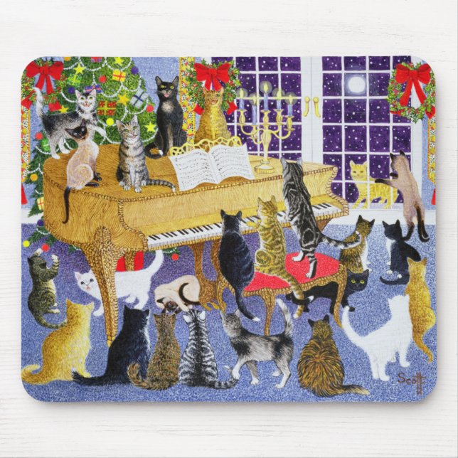 Christmas Chorus Mouse Pad (Front)