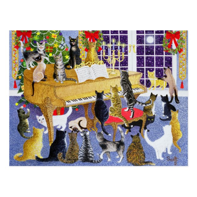 Christmas Chorus Postcard