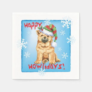 Christmas Chow Chow Napkins