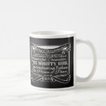 Christmas Christian Chalkboard Scripture Coffee Mug<br><div class="desc">Unique black board and white chalk effect and an inspiring Christmas Bible Passage. Christmas Bible Verse item with Passage Scripture from Isaiah 9:6... unto us a Son is given: and his name shall be called Wonderful, Counsellor, THE MIGHTY GOD, The everlasting Father, The Prince of Peace. ~Isaiah 9:6 Dark gray...</div>