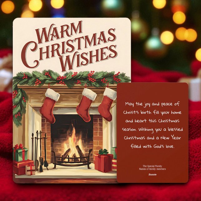 Christmas Christian Personalized Vintage Card (Creator Uploaded)