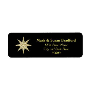Religious Christmas Return Address Labels | Zazzle