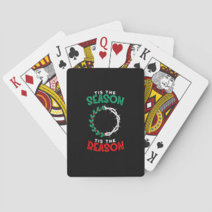 Christmas Christian - Tis The Season Poker Cards