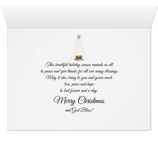 Christmas, Christian, Wise Men Following Star (Inside Horizontal (Bottom))