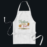 Christmas - "Christmas Baking Team"- Personalize Adult Apron<br><div class="desc">Christmas - "Christmas Baking Team"- Personalize with your Name!   Also available without Roller Pin/Name</div>
