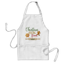 Christmas - "Christmas Baking Team"- Personalize Adult Apron Christmas - "Christmas Baking Team"- Personalize Adult Apron