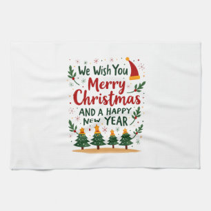 Christmas Christmas Christmas Christmas Christmas Kitchen Towel