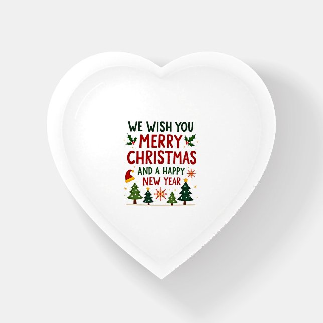 Christmas Christmas Christmas Christmas Christmas  Paperweight (Front)
