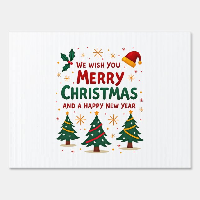 Christmas Christmas Christmas Christmas Christmas  Sign (Front)