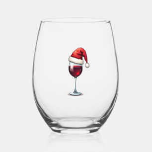Christmas Christmas Christmas Christmas Christmas Stemless Wine Glass