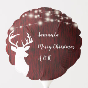 Christmas Christmas garland, deer head, personaliz Balloon