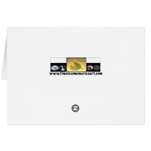 Christmas Christmas Poinsettia Happy Holidays card (Back Horizontal)