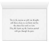 Christmas Christmas Poinsettia Happy Holidays card (Inside Horizontal (Bottom))