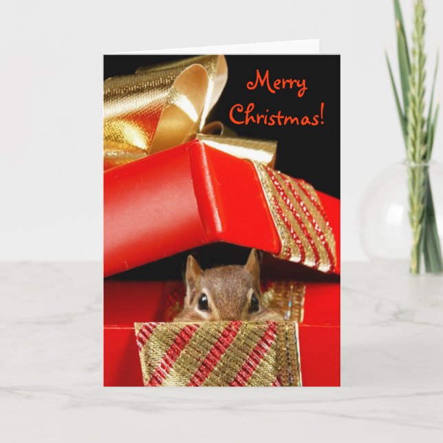 Christmas Christmas Surprise! Holiday Card (Front)