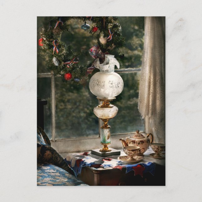 Christmas - Christmas tea Postcard (Front)