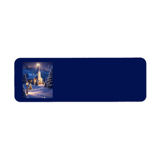 Christmas Church Address Labels (Front)