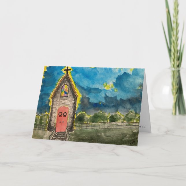 Christmas church card (Front)