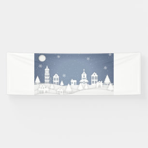 Christmas Church Landscape Banner