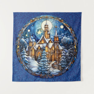 Christmas Church Tapestry