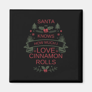 Christmas Cinnamon Rolls Lover Shirt For Comfort F Magnet