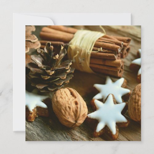 Christmas Cinnamon Sticks and Stars Card