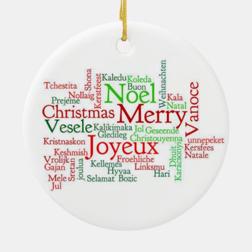 Christmas Circle Ornament