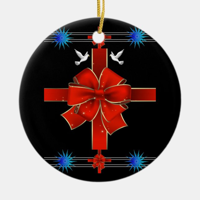 Christmas Circle Ornament (Front)