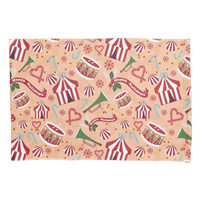 Christmas Circus Pillow Case (Front)