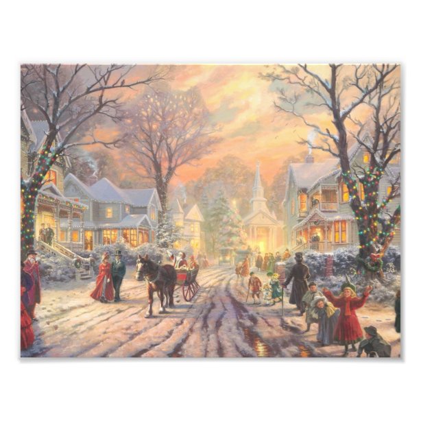 Christmas Village Art &amp; Wall Décor | Zazzle
