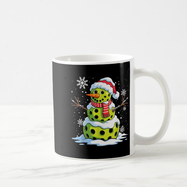Christmas Ckleball Snowman Christmas Women Men Kid Coffee Mug (Right)