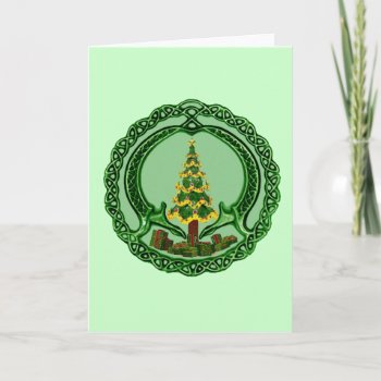 Christmas Claddagh Holiday Card by Pot_of_Gold at Zazzle