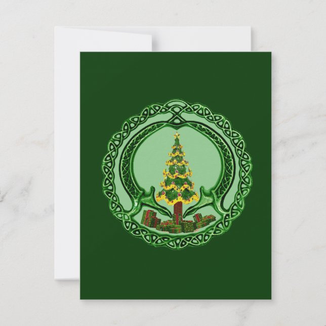 Christmas Claddagh Holiday Card (Front)