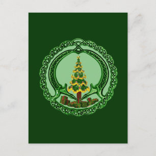 Christmas Claddagh Holiday Postcard