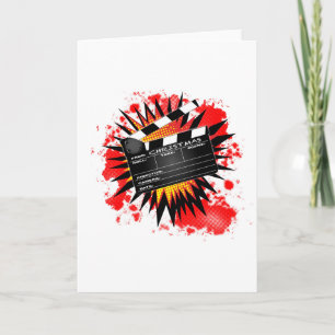 Christmas Clapperboard Holiday Card
