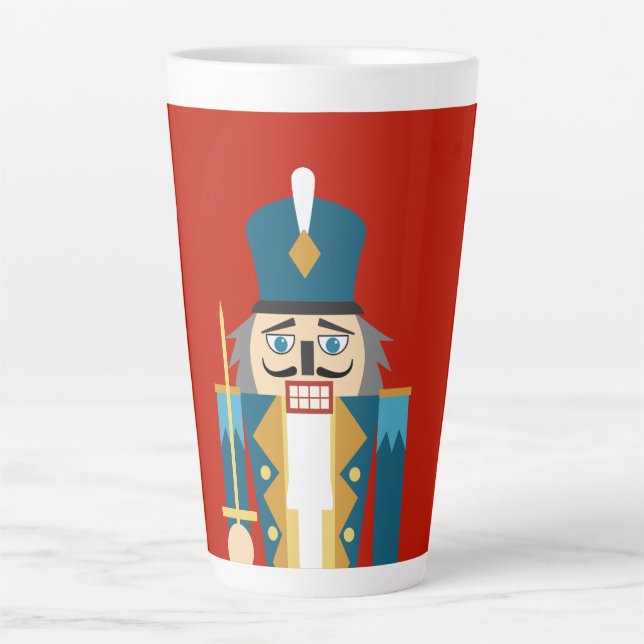 Christmas Classic Nutcracker Coaster Latte Mug (Front)