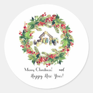 Christmas! Classic Round Sticker