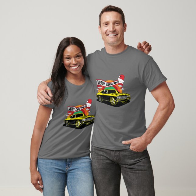 Christmas classis car T-Shirt (Unisex)