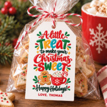 Christmas Classroom Treats Personalized Name