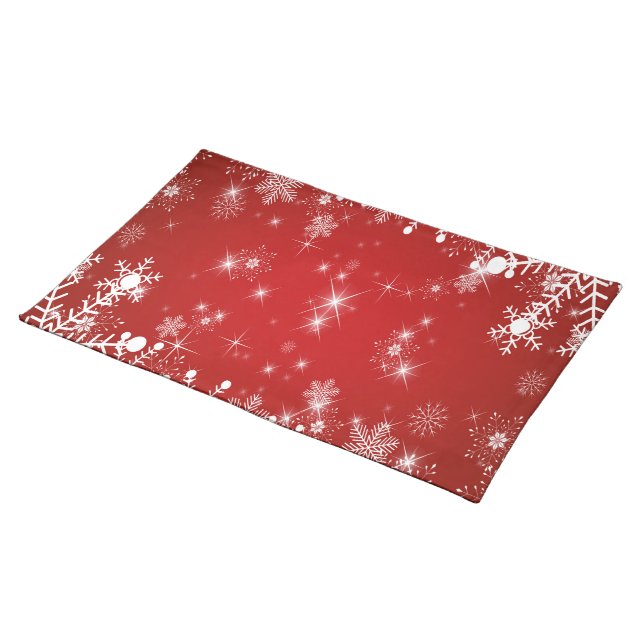 Christmas Cloth Placemat (On Table)
