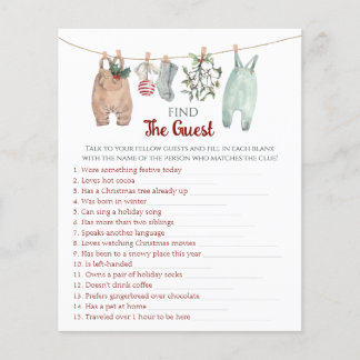 Christmas Clothes Find The Guest Game