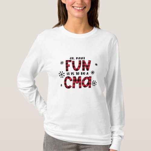 Christmas CMA CMA Christmas medical T_Shirt