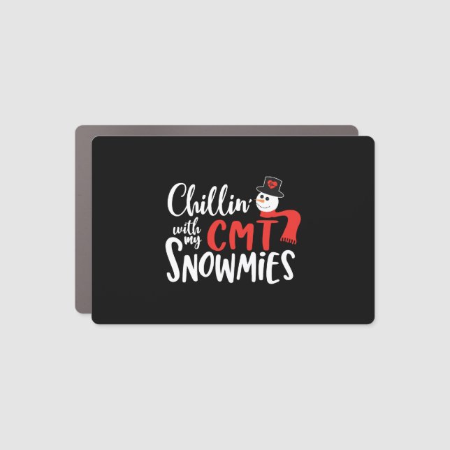 Christmas CMT, CMT Christmas medical Car Magnet (Front)