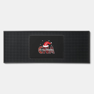Christmas cna holiday bar mat