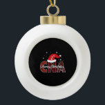 Christmas cna holiday ceramic ball christmas ornament<br><div class="desc">Christmas cna holiday</div>