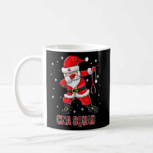 Christmas Cna Squad Dabbing Santa Claus  Coffee Mug