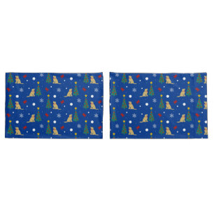 Christmas Coastal Dog Pillow Cases