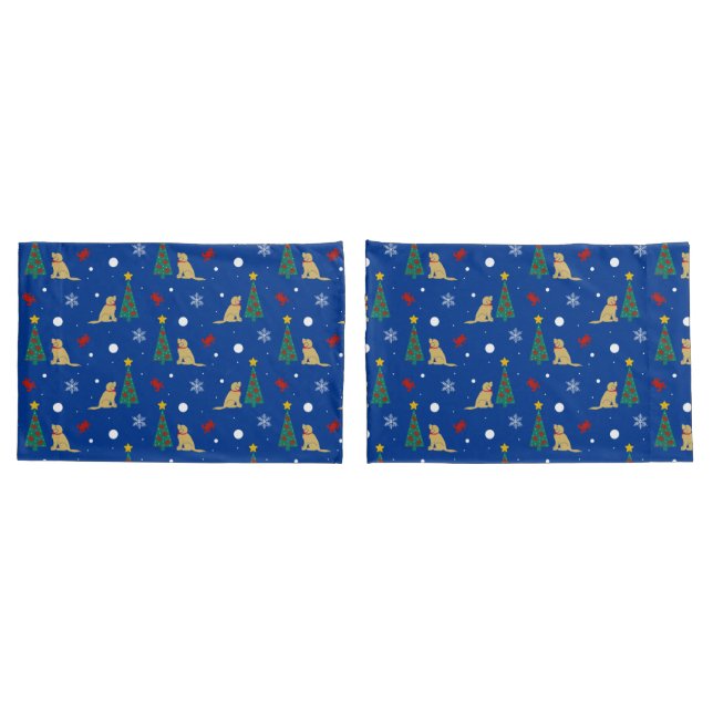 Christmas Coastal Dog Pillow Cases (Back-Set)