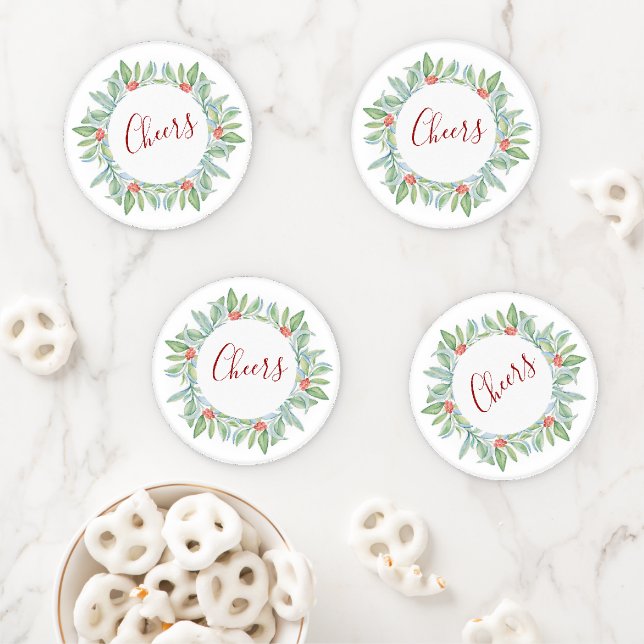 Christmas Coasters Set Of 4 (In Situ)